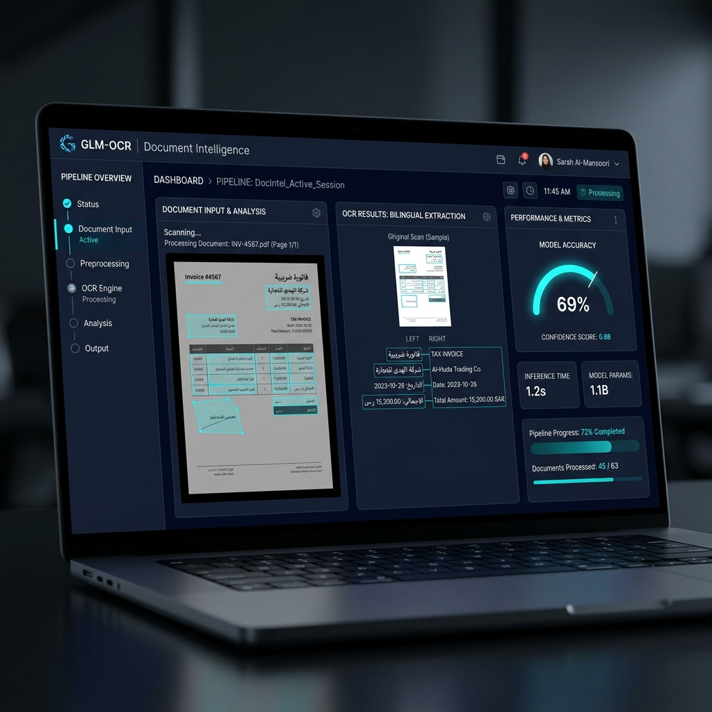 GLM-OCR Document Intelligence Pipeline Dashboard
