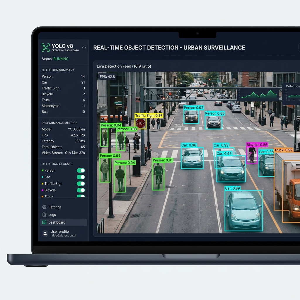 YOLOv11 Real-Time Object Detection Dashboard